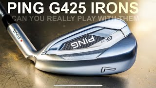 PING G425 IRONS CAN YOU PLAY THESE IRONS ON THE GOLF COURSE [upl. by Eillo]