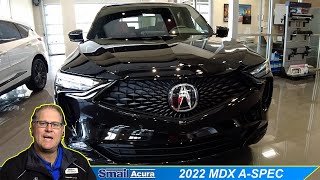 Redesigned 2022 Acura MDX ASpec Package Overview  Smail Acura [upl. by Uticas]