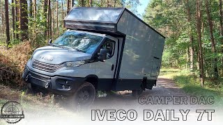 Iveco Daily Szwajcaria  2023  CAMPER DAC [upl. by Akirdnahs]