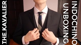 My First INDOCHINO Suit  Unboxing and pre Review Made to Measure Suit [upl. by Etteuqal]