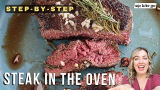 How To Cook Sirloin Steak In Oven [upl. by Kingston423]