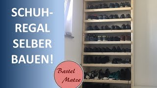 Schuhregal selber bauen [upl. by Dovev811]