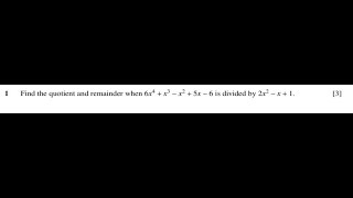 Q1 Solutions for CIE mathematics 9709 paper 32 June 2020 970932mj20 [upl. by Carhart]