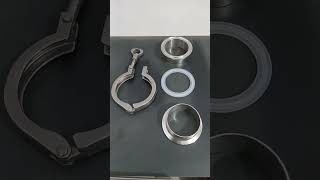 Stainless Steel Tri Clamp stainlesssteel sanitaryfittings sanitary triclamp [upl. by Tabby892]