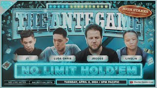 Luda Chris JT Linglin JBoogs amp Mike X Play HIGH STAKES POKER  Commentary by Christian Soto [upl. by Atterys746]