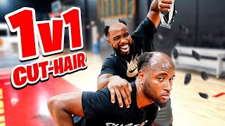 Head Shave 1v1 Basketball Challenge vs Meechie quotBald Headquot Terry [upl. by Ytsirhk]