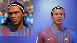 FIFA 22  Virtual Pro Clubs Lookalike Ronaldinho  Fifa 22 Icon BrazilFC Barcelona Legend [upl. by Grose126]