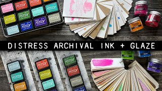 Tim Holtz Distress Archival Ink  Embossing Glaze [upl. by Adiam885]