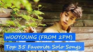 Top 35 Favorite Wooyoung from 2PM Solo Songs  Live Performance Compilation [upl. by Amikay]