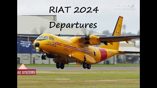 RIAT 2024 Departures [upl. by Kaasi354]