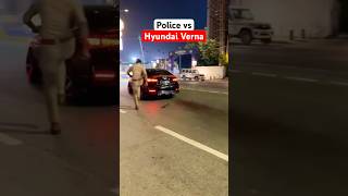 Hyundai verna driver vs Ahmedabad Police shocking video manishbhardwaj hyundaiverna shorts [upl. by Atiekal]