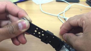 The easiest way to remove g shock buckle [upl. by Elonore294]