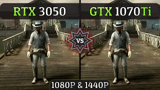 RTX 3050 vs GTX 1070 Ti  Which One is better  10 Games at 1080P amp 1440P [upl. by Esenej]