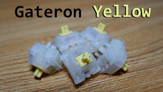 Yellow Budget Linear Switches Comparison  Gateron Milky Yellow Pro vs Akko Cream Yellow [upl. by Jolynn515]