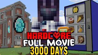 I Survived 3000 Days in Hardcore Minecraft FULL MOVIE [upl. by Naibaf]