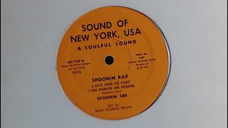 Spoonie Gee  Spoonin Rap A Drive Down The Street I Was Spanking And Freaking  1979 Sound Of NY [upl. by Odiug]