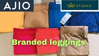 Ajio affordable avaasa leggings haul💗 [upl. by Kyl]