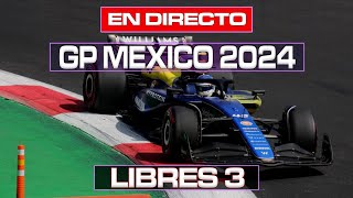 🟣F1 EN DIRECTO  GP MEXICO 2024  LIBRES 3  Live Timing Telemetría [upl. by Asilenna]