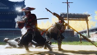 Red samurai  Aggressive Brutal Combat Gameplay  Ghost of tshushima directors cut ghostoftsushima [upl. by Margie]