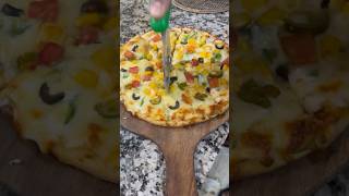 Veggie pizza ganivlogs shortvideo trendingshorts minivlog food [upl. by Llevra]