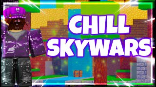 Chill SkyWars Gameplay  Roblox Bedwars Gameplay [upl. by Jefferey]