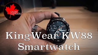 KingWear KW88 Smart Watch  Unboxing and First Look [upl. by Tare]