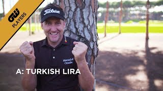 Turkey Quiz feat European Tour stars [upl. by Aiceila]