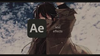 after effects text effects 2 [upl. by Kerrill471]