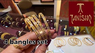 Tanishq 4 Bangles Set Designs with Price4 bangles set gold designLight weight gold banglesdeeya [upl. by Nagad895]