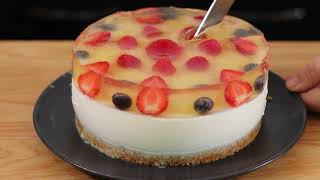 CHEESECAKE Fredda Ananas e Yogurt senza cottura [upl. by Oslec]