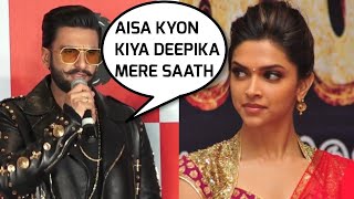 Ranveer Singh VERY UPSET With Deepika Padukone Watch Why [upl. by Rochkind]