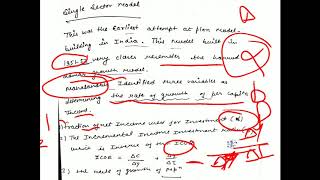 Mahalanobis Model part 1 for M A final year [upl. by Leakcim]