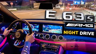 2021 MERCEDES E63 S AMG Sedan NEW E Class Full NIGHT DRIVE Interior Infotainment MBUX [upl. by Atilal]