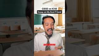 CBSE v ICSE My Best friend essay shorts [upl. by Yehsa142]