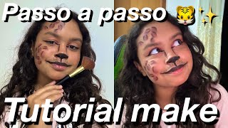 TUTORIAL MAKE ONCINHA🐯 trend oncinha gatomia [upl. by Pyotr399]