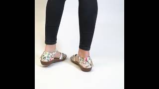 Rieker  Ladies Shoes Floral Multi M165091  Shuperb™ [upl. by Duax497]