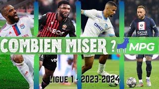 Combien Miser sur MPG en Ligue 1  Je vous donne TOUS les prix des pépites [upl. by Brandy]