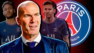 Zidane NOVO TÉCNICO do PSG  Mercadinho da Bola [upl. by Ynnaej]