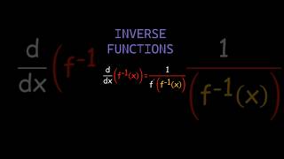 Master Inverse functions and derivatives [upl. by Mcbride]