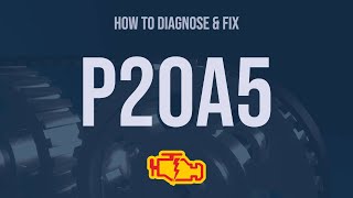 How to Diagnose and Fix P20A5 Engine Code  OBD II Trouble Code Explain [upl. by Belter]