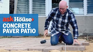 How to Install Concrete Pavers  Ask This Old House [upl. by Wivestad197]