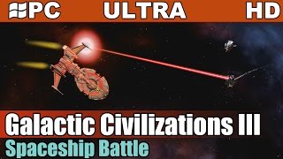 Galactic Civilizations III gameplay HD  Spaceship Battle  PC  1080p [upl. by Shaff301]