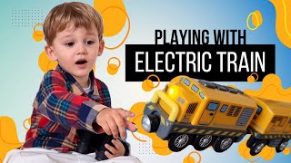 Playing With Toy Train Set  New Trains  More Advanced Toy Railway  Electric Train  Kids Play [upl. by Adrienne]