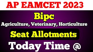 ap eamcet today seat Allotments Timeeamcet Bipc seat Allotments 2023ap eamcet Bipc seat Allotments [upl. by Stoddard]