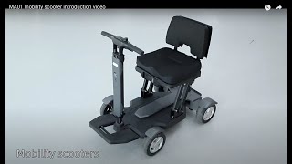 MIJOMA01 mobility scooter introduction video [upl. by Piero]