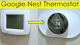 Google Nest Thermostat Install and Review [upl. by Jamin]