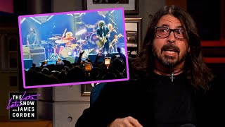 Dave Grohl Recaps His DrumOff w Nandi Bushell [upl. by Sotos898]