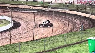 Wingless Sprints Practice Heat 1 Toowoomba 18102024 [upl. by Haelhsa]