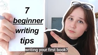 7 BEGINNER WRITING TIPS ✨📝 watch if writing your first book my best advice i wish i knew [upl. by Drais31]