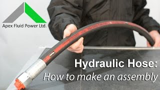 Hydraulic Hose  How To Make an Assembly [upl. by Katharine]